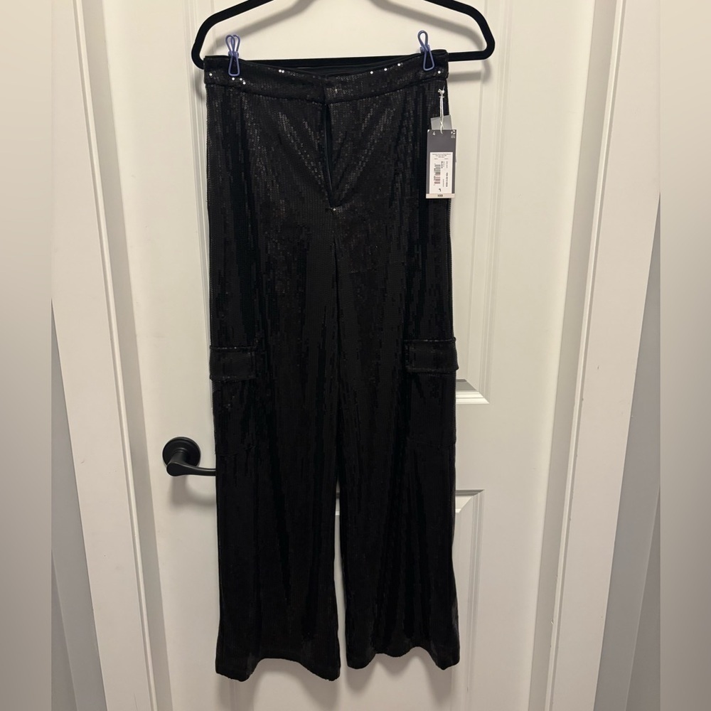 * Bnwt Jason Bolden size 4 sequin cargo pants